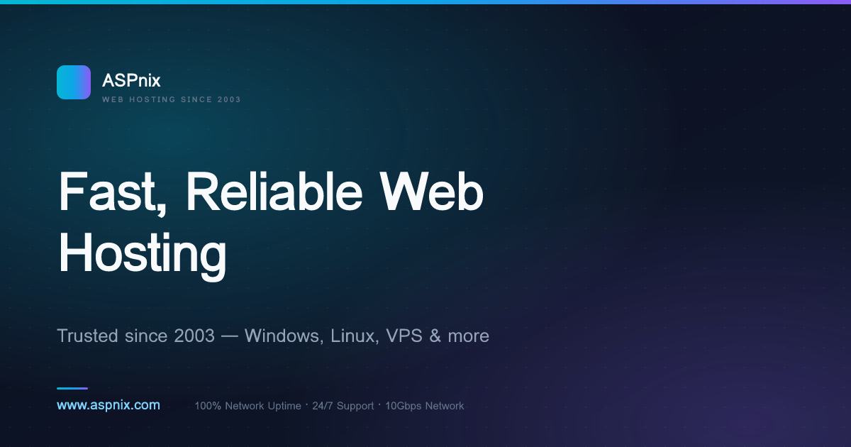 PowerShell IIS Hardening on Windows Server 2025 — ASPnix Web Hosting
